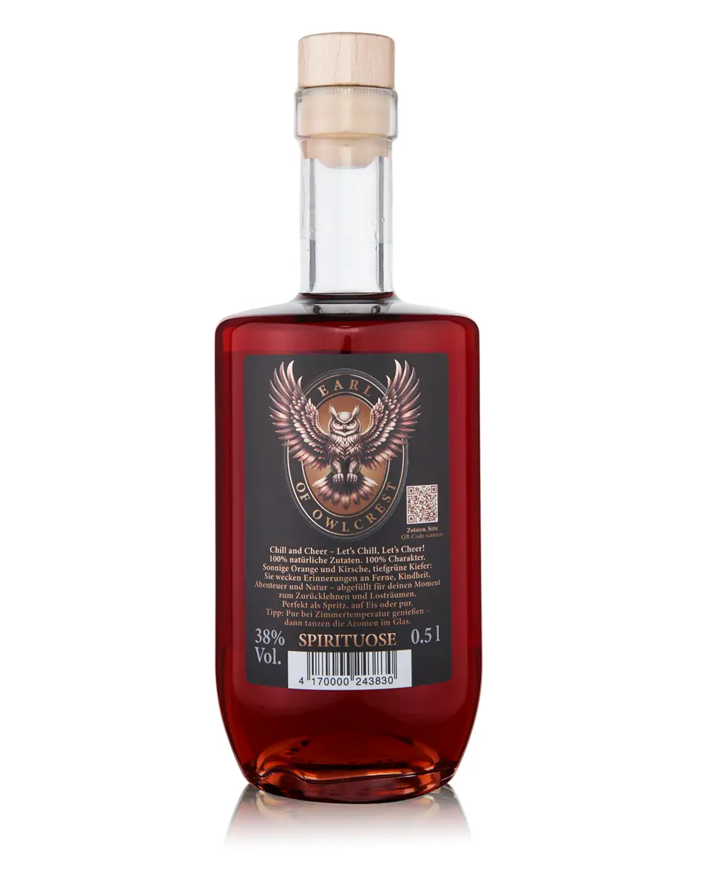 CHILL and CHEER Spirituose 0,5 l / 38 % Vol